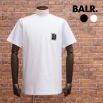 【期間限定ポイント5倍】BALR. ロゴTシャツ B1112.1173 Olaf Straight B Crest T-Shirt シンプル ストリート 半袖 ボーラー メンズ