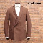 【期間限定ポイント5倍】2024春夏 costumein ダブルジャケット DEMNA ひんやり なめらか 無地 コストメイン イタリア製 上品