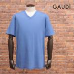 【期間限定ポイント5倍】25SS GAUDI Vネック カットソー C511GU64035 天竺ジャージー 無地 シンプル 定番 半袖 今期物 メンズ ハイランク