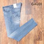 【期間限定ポイント5倍】GAUDI テーパード デニムパンツ C511GU26005 ストレッチ ウォッシュ ダメージ ガウディ 新作 ジーンズ メンズ
