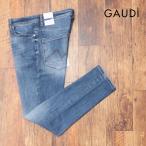 GAUDI 美脚デニムパンツ C511GU26027 ストレッチ ウォッシュ ダメージ加工 ガウディ 新作 インポート メンズ