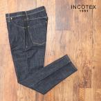 【期間限定ポイント5倍】INCOTEX テーパード デニムパンツ BDPT0004 ストレッチ ワンタック ウォッシュ イタリア製 インコテックス ジーンズ メンズ