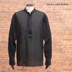 【期間限定ポイント5倍】24SS TAGLIATORE プルオーバー シャツ ESMOND メッシュ スタンド襟 イタリア製 長袖 タリアトーレ メンズ