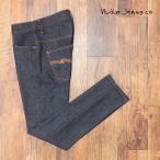 【期間限定ポイント15倍】Nudie Jeans 美脚デニムパンツ THIN FINN 111085 DRY TWILL オーガニック綿 伸縮◎ Italy製 万能 上質 30代 40代 大人 メンズ ジーンズ