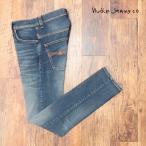 ショッピングアメカジ Nudie Jeans デニムパンツ THIN FINN 112917 OSCAR WORN DARK ヴィンテージ ストレッチ 美脚 ヌーディージーンズ メンズ アメカジ