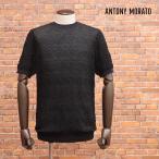 【期間限定ポイント5倍】ANTONY MORATO 半袖ニット ジオメトリック ジャカード スリムフィット クルーネック メンズ 紳士 アントニーモラート