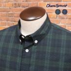 【期間限定P15倍 閉店SALE】Charee Braver 長袖シャツ 日本製 ボタンダウン タータンチェック ルーズフィット 大人 メンズ 紳士 チャーリーブレイバー