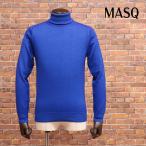 【期間限定ポイント5倍】秋冬 MASQ 長袖ニット イタリア製 タートルネック 製品染め メリノウール100% セーター 上質 30代 40代 50代 メンズ 紳士 マスク