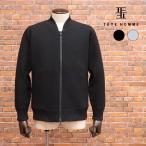 ショッピングポイント10倍 【期間限定ポイント10倍】24AW TETE HOMME ハニカムMA-1ニットブルゾン 1024513011 シンプル リラックス 洗濯可能◎ アウター メンズ テットオム