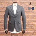 ショッピングポイント10倍 【期間限定ポイント10倍】24AW TETE HOMME モクロディ ジャケット 1024533011 2WAYストレッチ 無地 イージーケア 洗濯可能 メンズ ビジカジ