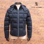 ショッピングスエード 【期間限定ポイント5倍】24秋冬 TETE HOMME スエード ダウンブルゾン 1024613061 軽量 保温 ラグジュアリー ちょいワル メンズ テットオム