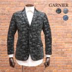 【期間限定P11倍 閉店SALE】24秋冬 GARNIER アンコン ジャケット 4024630051 ベロア クラッシュプリント 個性 色気 ガルニエ メンズ 紳士