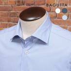 【期間限定ポイント10倍】24秋冬 BAGUTTA ドレス シャツ LEO-EAL CN9672 ストレッチ ブロード 無地 上品 バグッタ 長袖 イタリア製 メンズ ビジネス