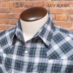 【期間限定ポイント5倍】24AW GUY ROVER チェック柄シャツ 3750GR 160L 542258 ウエスタン 長袖 ギローバー メンズ カミチェリア インポート