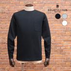 ショッピングポイント10倍 【期間限定ポイント10倍】秋冬 REGATTA CLUB 長袖Tシャツ  オーガニックコットン 天竺 シンプル 無地 ロンT 胸ポケット メンズ 紳士 レガッタクラブ