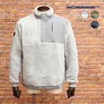 秋冬 Rosasen ダブルフェイスボア アノラック  044-59011 異素材切替 ハーフジップ ゴルフウェア メンズ 紳士 ロサーセン