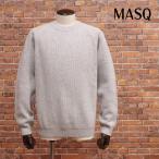【期間限定ポイント10倍】25AW MASQ 長袖ニット M5625-6120 イタリア製 ウール100％ ラグランスリーブ 上質 カジュアル 新作 メンズ 紳士 マスク