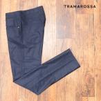 【期間限定ポイント10倍】秋冬 TRAMAROSSA 美脚パンツ LEONARDO ZIP ウール フラノ ストレッチ 無地 上品 メンズ トラマロッサ