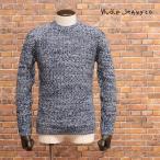 【期間限定ポイント10倍】秋冬 Nudie Jeans クルーネックニット DAG TWO TONE ミックスカラー コットンウール セーター メンズ 紳士 ヌーディージーンズ