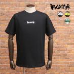 【期間限定P11倍 閉店SALE】DISCLAIMER バックプリントTシャツ ジャージー伸縮 ラグラン ストリート 半袖 ディスクライマー メンズ