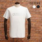 ショッピング半袖トップス プリント ロゴ 【期間限定P11倍 閉店SALE】GUESS 半袖Tシャツ MM2K8430 グリッター ロゴ プリント 綿100％ メンズ トップス インポート ストリート カジュアル ゲス