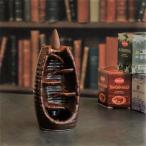 SALE  倒流香 香立てS ブラウンレッド