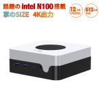 WPS Office付き 手のひらサイズ Win11 ミニPC CHUWI LarkBox X N100 12GB 512GB コンパクト デスクトップパソコン USB-C HDMI 4K出力 プレゼント