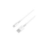 USB充電＆同期ケーブル 2m LN WH iphone ライトニング Apple社 MFi認証品 カシムラ KL-114