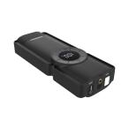 電動コンプレッサー付きジャンプスターター 8000mAh DC12V ディーゼル車 ガソリン車 空気入れ 充電器 USBポート ソフトケース付 カシムラ KD-269