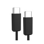 ナイロンUSBケーブル CtoC 1m USB Type-C PD60W 1m ブラック 充電器 コード 急速充電 車内 オフィス データ通信 耐久性 セイワ D638