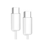 ナイロンUSBケーブル CtoC 1m USB Type-C PD60W 1m ホワイト 充電器 コード 急速充電 車内 オフィス データ通信 耐久性 セイワ D639