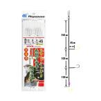 ポイントオリジナル 九州イサキ吹き流し ホロフラッシュアピール T30192A6 針11号-ハリス5号 90736 ハヤブサ