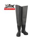 ベルトレスヒップウェーダー フェルトラバーソール 2XL ダークグレー XOOX 11138 タカミヤ