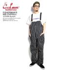 クックマン オーバーオール  COOKMAN FISHERMANS BIB OVERALL STRIPE BLACK メンズ フィッシャーマンズオーバーオール レディース 男女兼用 おしゃれ コックマン