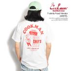 クックマン Tシャツ COOKMAN T-shirts Food Vendor -WHITE- メンズ 半袖 アメリカ 西海岸 ベースボール ストリート
