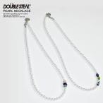 Yahoo! Yahoo!ショッピング(ヤフー ショッピング)SALE セール ダブルスティール ネックレス DOUBLE STEAL PEARL NECKLACE メンズ パールネックレス ストリート