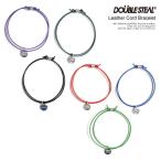 SALE セール ダブルスティール ブレスレット DOUBLE STEAL Leather Cord Bracelet メンズ コードブレスレット ストリート