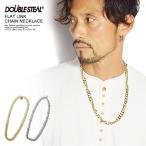 DOUBLE STEAL ダブルスティール ネックレス チェーンネックレス FLAT LINK CHAIN NECKLACE メンズ おしゃれ