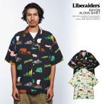 SALE セール リベレイダース シャツ Liberaiders RAYON ALOHA SHIRT メンズ 半袖 総柄シャツ アロハシャツ 送料無料 ストリート