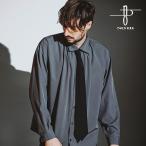 2025 秋 先行予約 8月下旬入荷予定 ノーアイディー シャツ NO ID. ネクタイ付ネックギャザーBIG-SH メンズ 送料無料 キャンセル不可