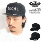 カットレイト キャップ CUTRATE CLASSIC LOCAL LOGO EMBORIDERY CAP cutrate メンズ ベースボールキャップ ストリート