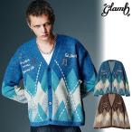 2026 秋 先行予約 10月下旬〜11月上旬入荷予定 グラム カーディガン glamb Beadswork Argyle Cardigan 送料無料 キャンセル不可