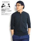 グラッドハンド Tシャツ GLAD HAND HALF SLEEVE HENLEY POCKET T-SHIRT -BLACK-