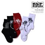 ショッピングサーフ サーフスケートキャンプ ソックス SSC THUG BLUES メンズ 靴下 ハイソックス スケーターソックス クルーソックス