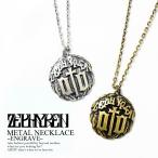 ゼファレン ネックレス ZEPHYREN METAL NECKLACE -ENGRAVE- メール便可