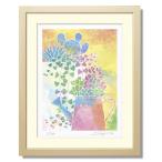 絵画 インテリア 風水 玄関 トイレ 壁掛け おしゃれ ニッチ 飾り かわいい 絵 母の日「如雨露と多肉植物寄せ植え」