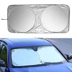 morytrade サンシェード 車 フロント 日よけ パッと広がるタイプ (M 160x85cm)