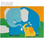 [ メール便可 ] 工作キット 砂絵キット ぞうの親子 RN 【 工作 すな絵 砂絵 砂 工作 】