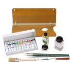 ＜当店オリジナル＞ 油絵の具 スターターセット E-2 ミニバッグM 【 油絵の具 油彩画 油彩 絵画 スケッチ 絵の具 えのぐ 】