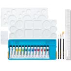 ＜当店オリジナル＞ ぺんてる ポスターカラー 12色13本 11mL 新DX Bセット Pentel 【 絵の具セット 絵具 絵の具 中学生 中学校 】